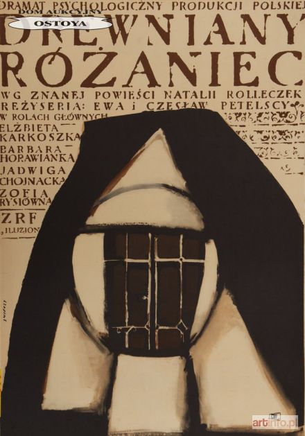 ŚWIERZY Waldemar | Plakat do filmu DREWNIANY RÓŻANIEC, 1964