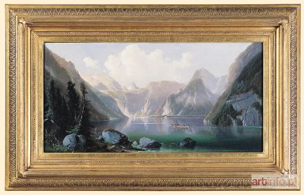 LEPIE Ferdinand | PEJZAŻ ZNAD KÖNIGSEE, ok. 1870