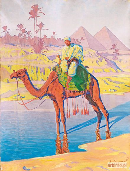 LASZENKO Aleksander | ARAB NA WIELBŁĄDZIE, 1924