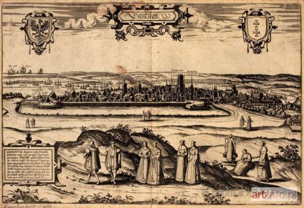 HOGENBERG Franz | Panorama Gdańska z Grodziska, 1575