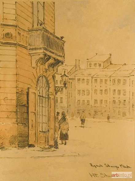 CHMIELIŃSKI STACHOWICZ (pseud.) Władysław | RYNEK STAREGO MIASTA W WARSZAWIE, 1936-1939