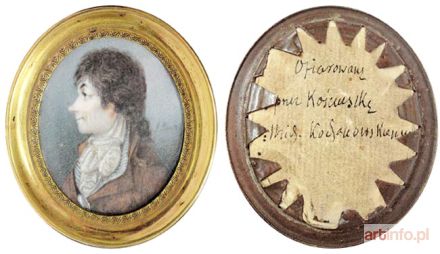 RUSTEM Jan | PORTRET TADEUSZA KOŚCIUSZKI (miniatura), 1794 r.