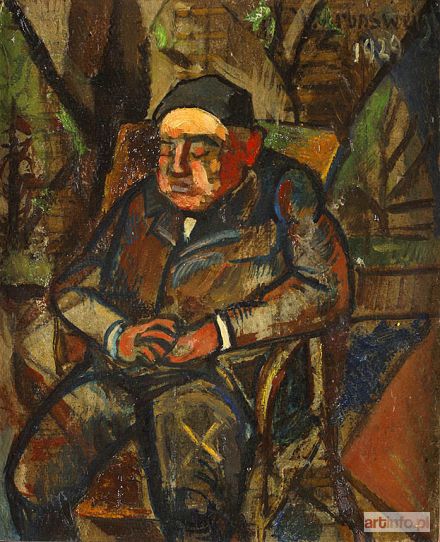 GRUNSWEIGH Natan (Nathan) | Portret mężczyzny, 1929