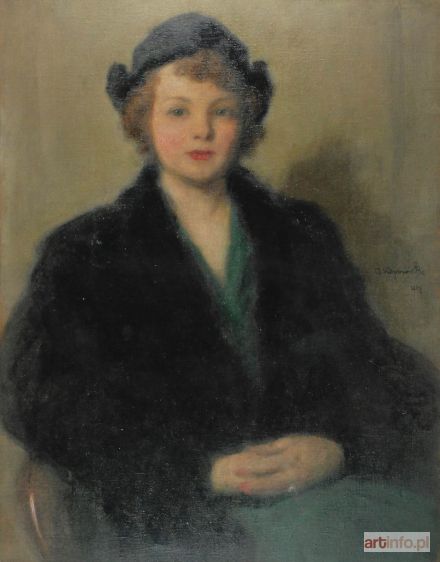 KARPIŃSKI Alfons | Portret młodej kobiety, 1948