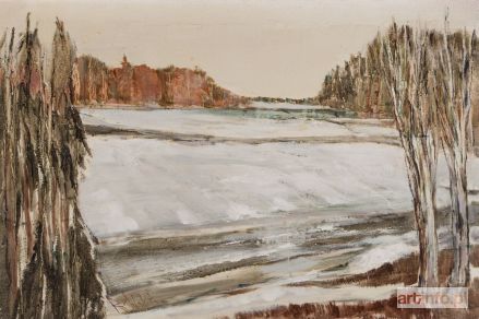 WILIMOWSKA Bronisława | PEJZAŹ ZIMOWY (Z WAŁU POMORSKIEGO II), 1980