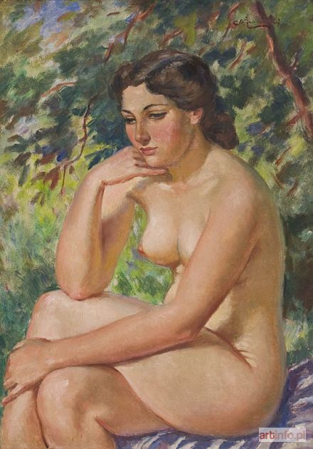 ŻURAWSKI Stanisław | Akt siedzący