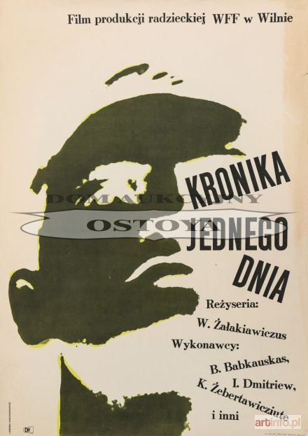 HOŁDANOWICZ Leszek | Plakat do filmu KRONIKA JEDNEGO DNIA, 1963