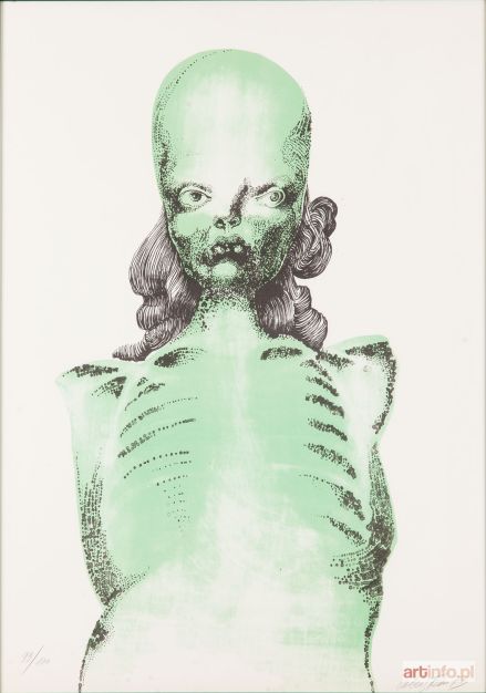 LEBENSTEIN Jan | Radiogram - portret II (Radiografie - portrait II), 1973 r.