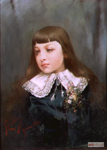 ŻMURKO Franciszek | Chłopczyk w stroju pazia, 1884