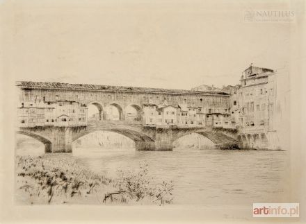 PANKIEWICZ Józef | Ponte Vecchio we Florencji, 1900