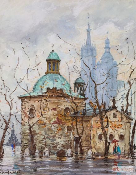 SERAFIN Władysław | KOŚCIÓŁ ŚW. WOJCIECHA NA RYNKU KRAKOWSKIM,1965