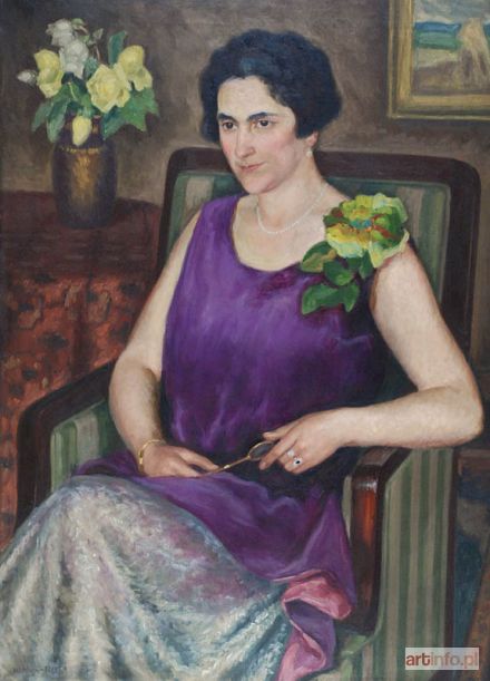 UKLEJA Władysław | Portret kobiety, 1928