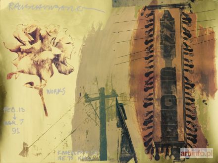 RAUSCHENBERG Robert | Plakat wystawy dla galerii Knoedler&Co., 1991 r.