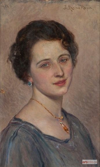 MĘCINA-KRZESZ Józef | Portret kobiety, 1923 r.