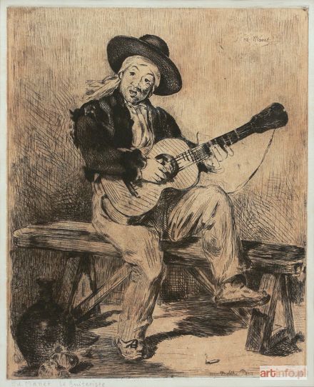 MANET Eduard | Gitarzysta, 1861 r.