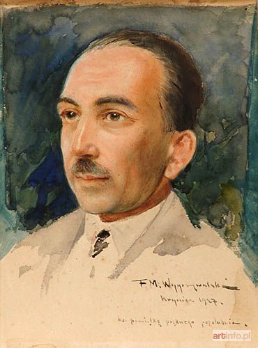 WYGRZYWALSKI Feliks Michał | PORTRET MĘŻCZYZNY, 1927