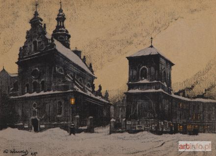 DOBROWOLSKI Odo | Kościół Bernardynów we Lwowie, 1915 r.