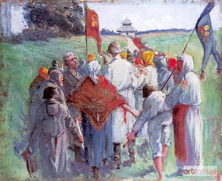 JAROCKI Władysław | Huculska procesja, około 1905