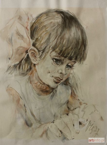 ŚNIADECKI Wiesław | Portret dziewczynki (1977)