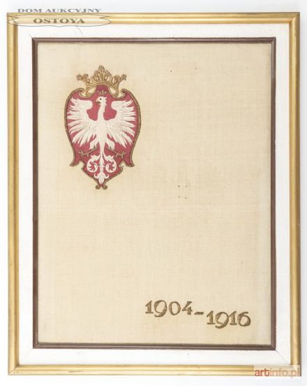 TABLICA Z ORŁEM – GODŁEM POLSKI, po 1917