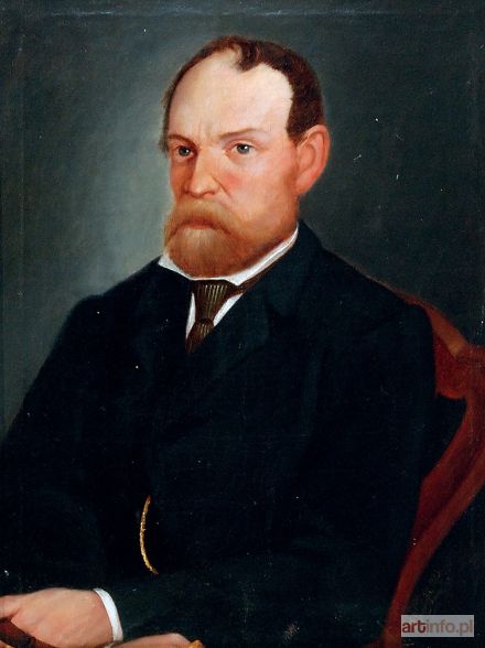 Malarz nieokreślony, XIX w. | Portret mężczyzny z cygarem, 1873