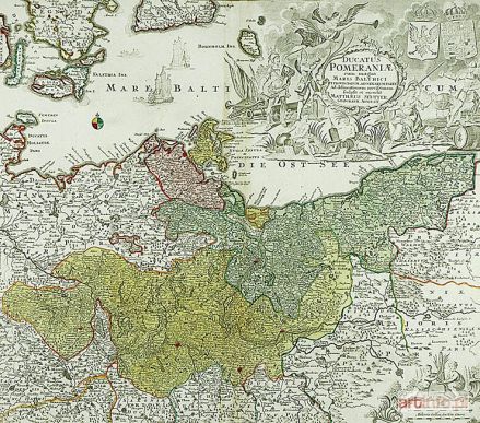 SEUTTER Matthäus | Mapa Księstwa Pomorskiego