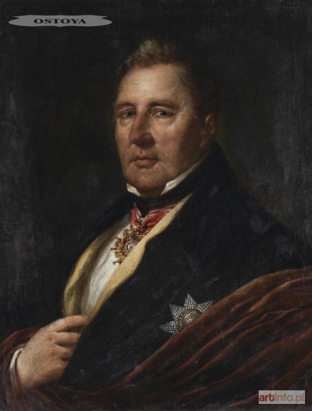 MALARZ nierozpoznany | PORTRET MĘŻCZYZNY Z ORDEREM ŚW. STANISŁAWA, ok. 1840