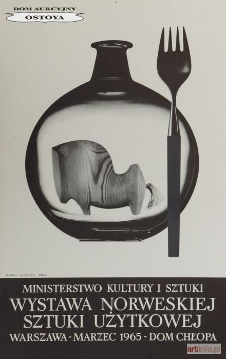 WINSNES Bjørn | Plakat WYSTAWA NORWESKIEJ SZTUKI UŻYTKOWEJ, 1965