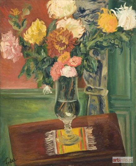 FEDER Adolf | DAHLIAS DANS UN VASE, ok. 1930