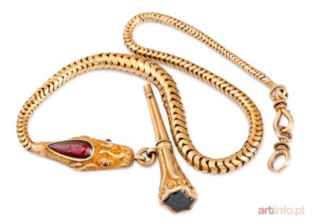 Dewizka w formie węża, 2 poł. XIX w.