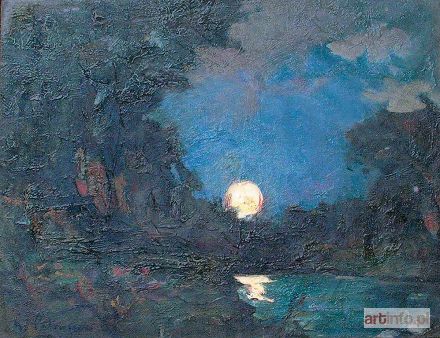 PETRASCU Georghe | Paysage au clair de lune (1917)