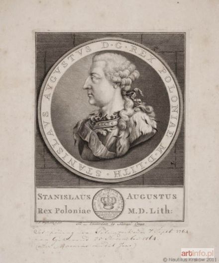 FRITSCH Wilibald | Portret Stanisława Augusta, ok 1765