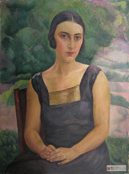 MĘDRZYCKI Maurycy (MENDJIZKI Maurice) | Portret kobiety, 1924