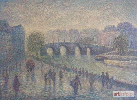 RESZKA Stan | Paryż : Pont sur la Seine (1948)