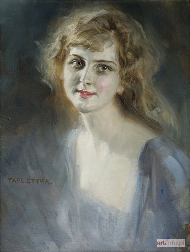 STYKA Tadeusz | PORTRET MŁODEJ KOBIETY, po 1920