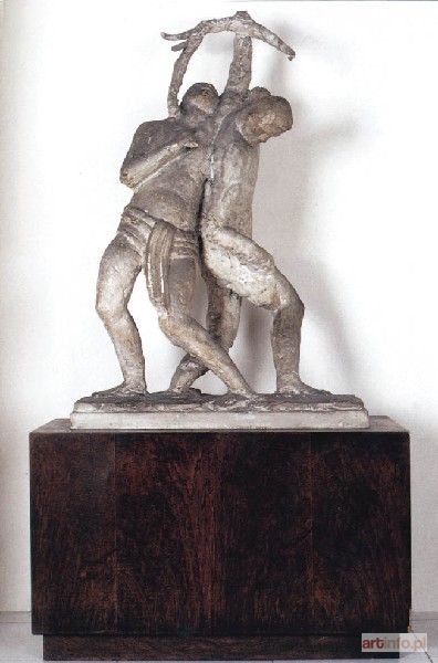 KUNA Henryk | Kompozycja figuralna, projekt pomnika, 1945