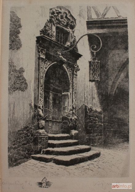 ARTYSTA nieokreślony, XIX/XX w. | Portal Ratusza w Rothenburgu (1907)