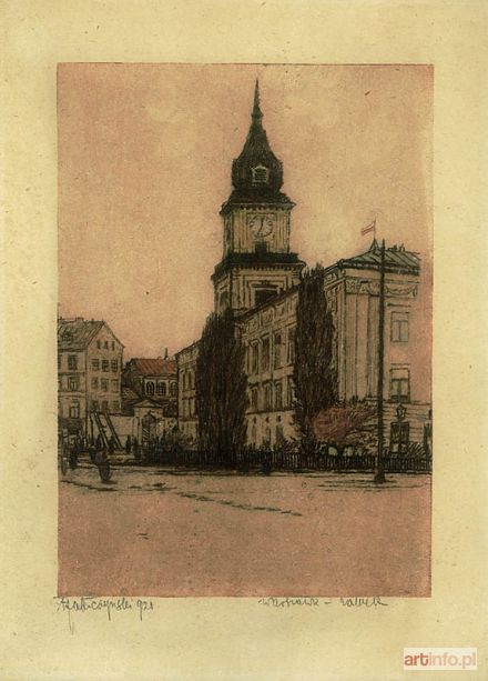 JABŁCZYŃSKI Feliks | Warszawa. Zamek królewski, 1920