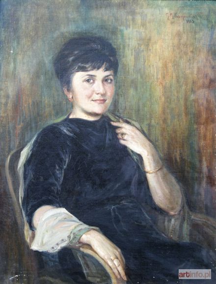 KASPROWICZ Jakub Michał | Portret żony artysty - Anny, 1963 r.