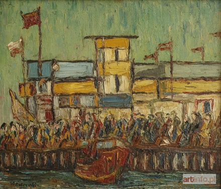 ŻEBROWSKI Adam | Port w Jastarni, 1933