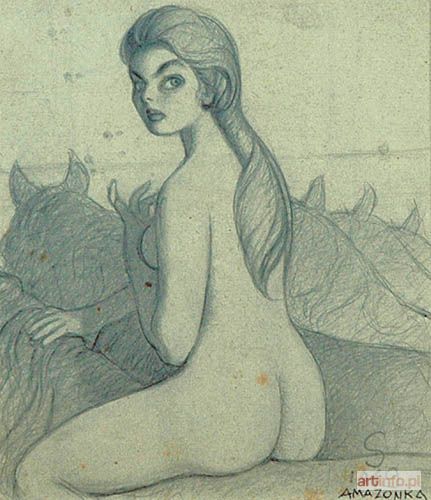 ŻECHOWSKI Stefan | Rysunki erotyczne, 4 plansze z lat 1949 - 1970