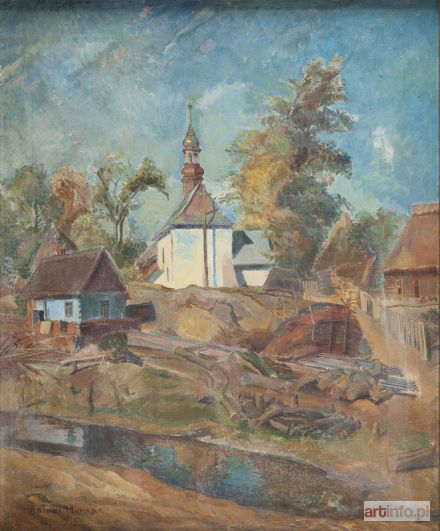 MICHALAK Antoni | Pejzaż z Kazimierza Dolnego, 1943 r.