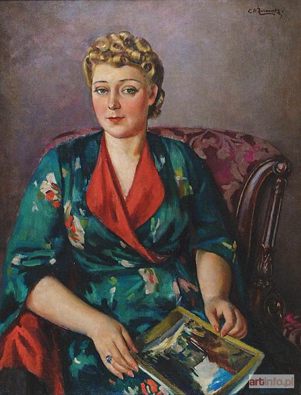 ŻURAWSKI Stanisław | Portret kobiety w fotelu