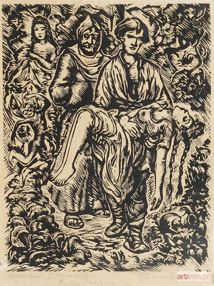 ŻURAWSKI Stanisław | Ilustracja do Balladyny, 1947