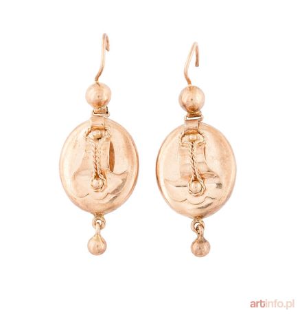 Kolczyki, Rosja, 1 poł. XX w.