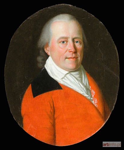 KLOSS Friedrich | PORTRET MĘŻCZYZNY W CZERWONYM FRAKU, 1788 r.