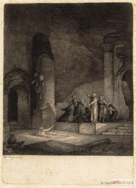 NORBLIN de la GOURDAINE Jan Piotr | Wskrzeszenie Łazarza, 1789