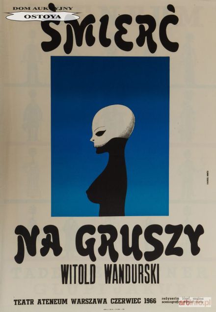 MRÓZ Daniel | Plakat WITOLD WANDURSKI, ŚMIERĆ NA GRUSZY, 1966