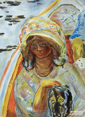 BONNARD Pierre | Młoda dziewczyna w łodzi (Jeune fille dans une barque), 1939