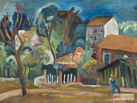 EPSTEIN Henryk (Chaim) | PAYSAGE AVEC HOMME, ok. 1915